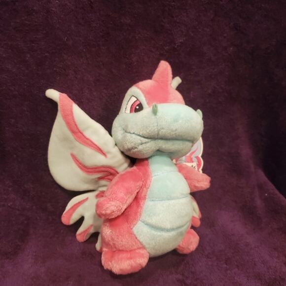 NWT Neopets Faerie Scorchio Plushie Limited Too Y2K Vintage Plush Fairy Dragon - Picture 4 of 11